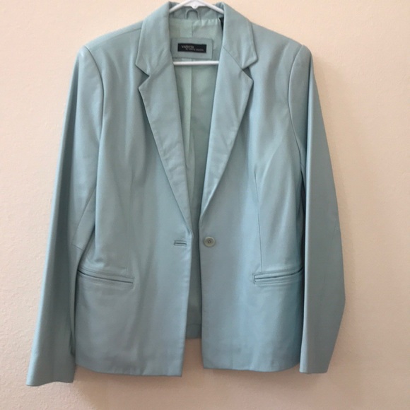 NWOT Valerie by Valerie Stevens Leather Blazer - Picture 2 of 16